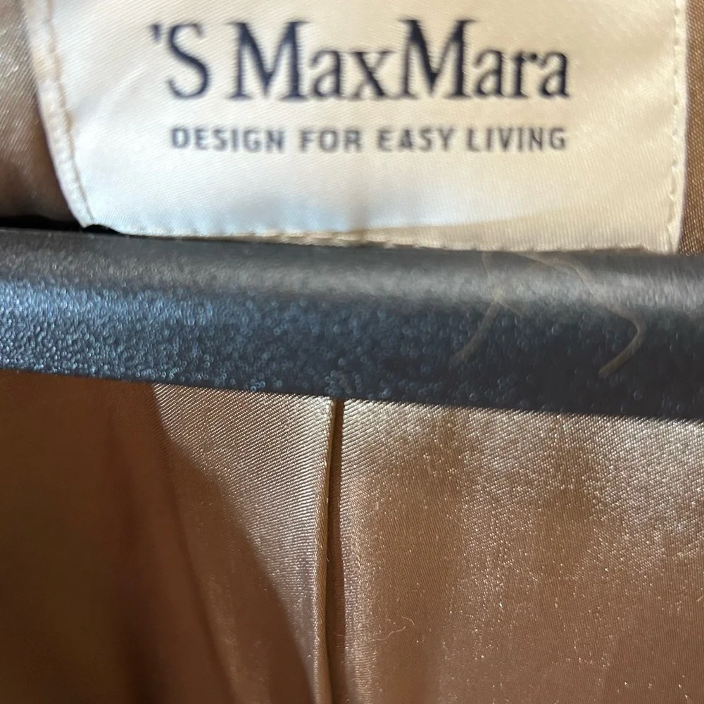 MAX MARA EGERIA AUTHENTIC COAT MADE IN ITALY Size 6 Fits 8/10 - Picture 7 of 11